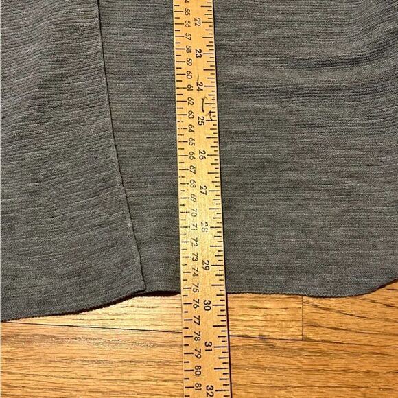 RESERVED Eileen Fisher Women Gray Virgin Wool Open Cardigan Sweater Medium - Picture 7 of 7